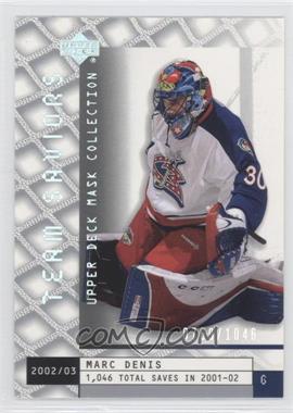 2002-03 Upper Deck Mask Collection - [Base] #115 - Marc Denis /1046