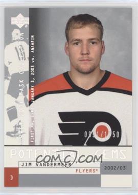 2002-03 Upper Deck Mask Collection - [Base] #157 - Jim Vandermeer /1750