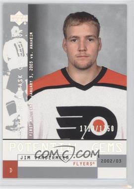 2002-03 Upper Deck Mask Collection - [Base] #157 - Jim Vandermeer /1750