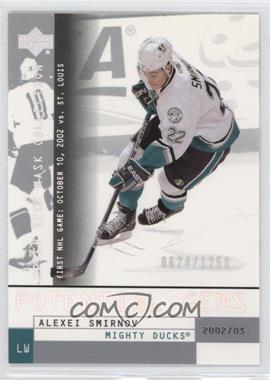 2002-03 Upper Deck Mask Collection - [Base] #177 - Alexei Smirnov /1250