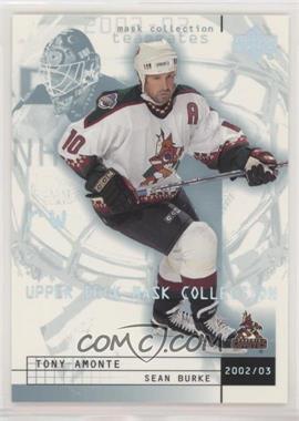 2002-03 Upper Deck Mask Collection - [Base] #67 - Tony Amonte, Sean Burke