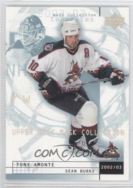 2002-03 Upper Deck Mask Collection - [Base] #67 - Tony Amonte, Sean Burke