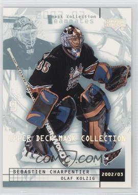 2002-03 Upper Deck Mask Collection - [Base] #90 - Olaf Kolzig, Sebastien Charpentier