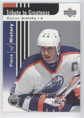 2002-03 Upper Deck Piece Of History - [Base] #109 - Wayne Gretzky /2999