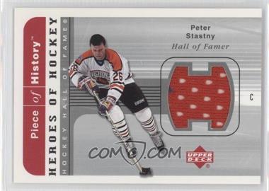 2002-03 Upper Deck Piece Of History - Heroes of Hockey Jerseys #HH-PS - Peter Stastny