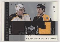 Joe Thornton, Sergei Samsonov #/50