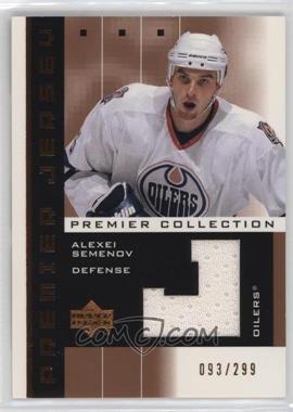 2002-03 Upper Deck Premier Collection - Premier Jerseys - Bronze #AX - Alexei Semenov /299