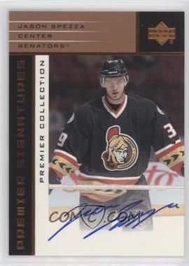 2002-03 Upper Deck Premier Collection - Signatures - Bronze #S-SP - Jason Spezza