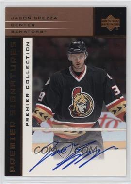 2002-03 Upper Deck Premier Collection - Signatures - Bronze #S-SP - Jason Spezza