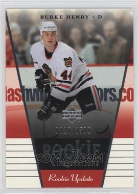 2002-03 Upper Deck Rookie Update - [Base] #128 - Burke Henry /1500