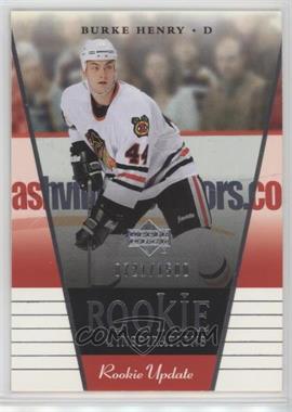 2002-03 Upper Deck Rookie Update - [Base] #128 - Burke Henry /1500