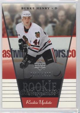 2002-03 Upper Deck Rookie Update - [Base] #128 - Burke Henry /1500