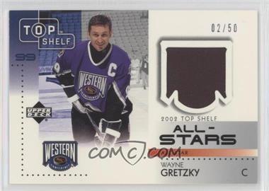 2002-03 Upper Deck Top Shelf - All-Stars Jerseys #AS-GR - Wayne Gretzky /50