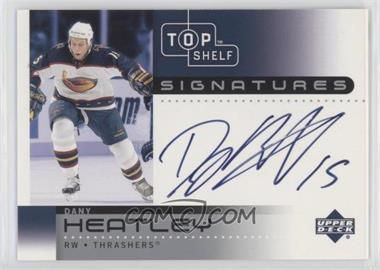 2002-03 Upper Deck Top Shelf - Signatures #DH - Dany Heatley