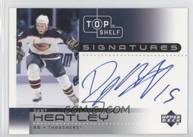 2002-03 Upper Deck Top Shelf - Signatures #DH - Dany Heatley