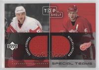 Nicklas Lidstrom, Sergei Fedorov [Noted] #/99