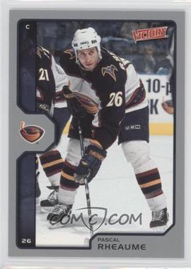 2002-03 Upper Deck Victory - [Base] - Silver #11 - Pascal Rheaume