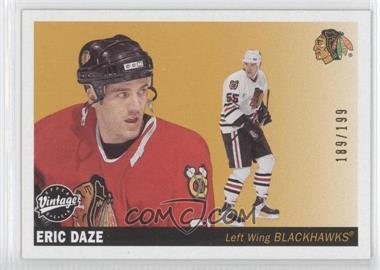 2002-03 Upper Deck Vintage - [Base] - Green Backs #59 - Eric Daze /199