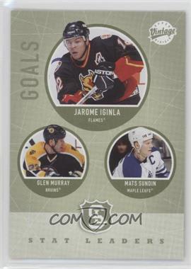 2002-03 Upper Deck Vintage - [Base] #306 - Jarome Iginla, Glen Murray, Mats Sundin