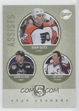 2002-03 Upper Deck Vintage - [Base] #307 - Adam Oates, Jason Allison, Joe Sakic