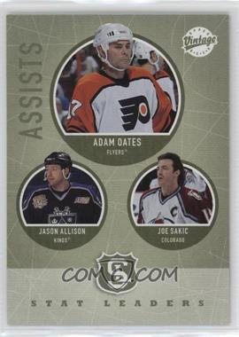 2002-03 Upper Deck Vintage - [Base] #307 - Adam Oates, Jason Allison, Joe Sakic