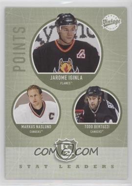 2002-03 Upper Deck Vintage - [Base] #308 - Jarome Iginla, Markus Naslund, Todd Bertuzzi