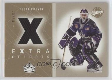 2002-03 Upper Deck Vintage - Extra Efforts - Gold #EE-FP - Felix Potvin /50