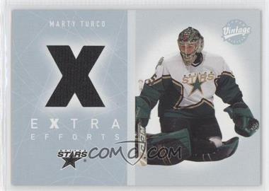 2002-03 Upper Deck Vintage - Extra Efforts #EE-MT - Marty Turco