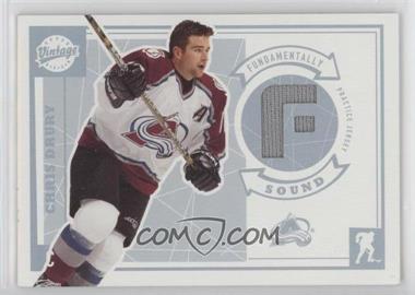 2002-03 Upper Deck Vintage - Fundamentally Sound #SO-CD - Chris Drury