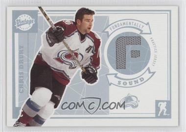 2002-03 Upper Deck Vintage - Fundamentally Sound #SO-CD - Chris Drury