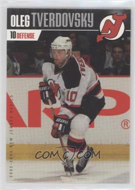 2002-03 Verizon Wireless New Jersey Devils - [Base] #10 - Oleg Tverdovsky