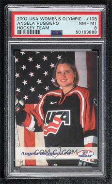 2002 HSI USA Women's Olympic Team - [Base] #108 - Angela Ruggiero [PSA 8 NM‑MT]