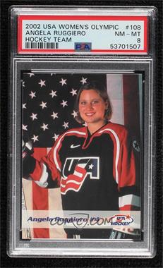2002 HSI USA Women's Olympic Team - [Base] #108 - Angela Ruggiero [PSA 8 NM‑MT]