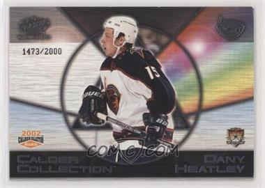 2002 Pacific Calder Collection All-Star Game - [Base] #1 - Dany Heatley /2000 [EX to NM]