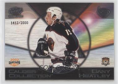 2002 Pacific Calder Collection All-Star Game - [Base] #1 - Dany Heatley /2000