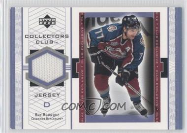 2002 Upper Deck Collectors Club Exclusive - Jerseys #RB-J - Ray Bourque