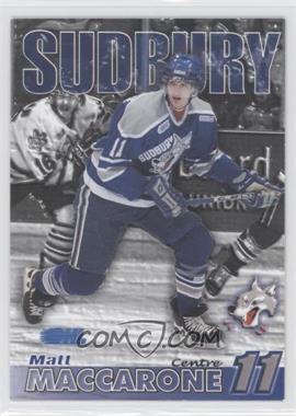 2003-04 Action Cards Sudbury Wolves - [Base] #11 - Matt Maccarone