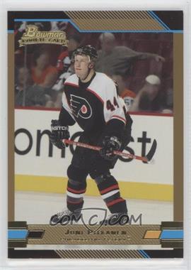 2003-04 Bowman Draft Picks - [Base] - Gold #156 - Joni Pitkanen