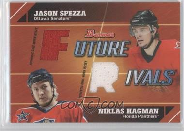 2003-04 Bowman Draft Picks - Future Rivals Jerseys #FR-SH - Jason Spezza, Niklas Hagman