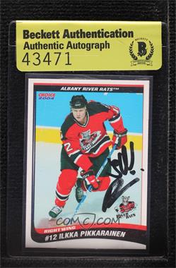 2003-04 Choice Albany River Rats - [Base] #23 - Ilkka Pikkarainen [BAS Authentic]