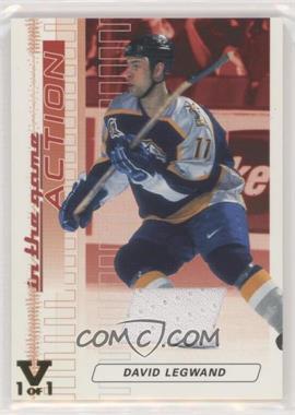 2003-04 In the Game Action - Game-Used Jerseys - ITG Vault Gold #M-47 - David Legwand /1