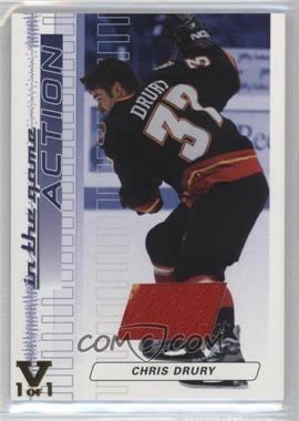 2003-04 In the Game Action - Game-Used Jerseys - ITG Vault Ruby #M-102 - Chris Drury /1