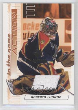 2003-04 In the Game Action - Game-Used Jerseys - Montreal Card Show #M-166 - Roberto Luongo /1