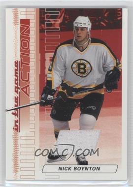 2003-04 In the Game Action - Game-Used Jerseys - Montreal Card Show #M-8 - Nick Boynton /1