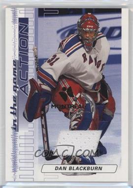 2003-04 In the Game Action - Game-Used Jerseys - Montreal Card Show #M-94 - Dan Blackburn /1