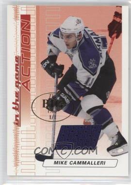 2003-04 In the Game Action - Game-Used Jerseys - The Big One (Vancouver) #M-12 - Mike Cammalleri /1