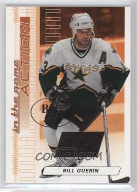 2003-04 In the Game Action - Game-Used Jerseys - The Big One (Vancouver) #M-158 - Bill Guerin /1