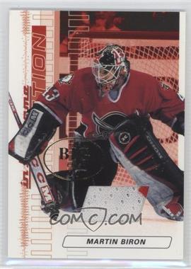2003-04 In the Game Action - Game-Used Jerseys - The Big One (Vancouver) #M-6 - Martin Biron /1