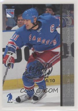 2003-04 In the Game Be A Player Memorabilia - [Base] - All-Star Game #49 - Mark Messier /10