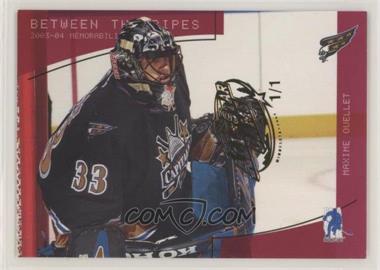2003-04 In the Game Be A Player Memorabilia - [Base] - Ruby All-Star Game #142 - Maxime Ouellet /1